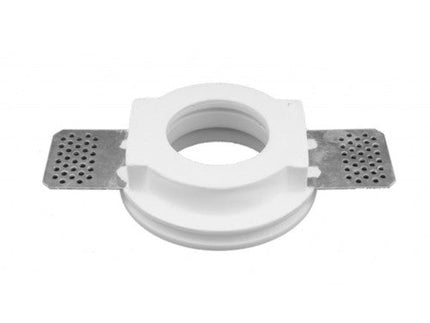 Supporto Portafaretto Rotondo Incassato a Scomparsa in Gesso per GU10/GU5.3/MR16 enzoled