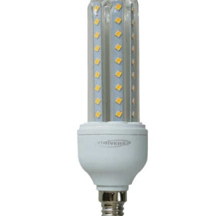 Lampadina LED E14 3U 10W 3000K – Risparmio energetico 85% | Design moderno 3U per illuminazione elegante enzoled