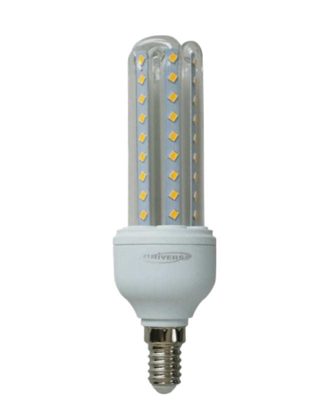 Lampadina LED E14 3U 10W 3000K – Risparmio energetico 85% | Design moderno 3U per illuminazione elegante enzoled