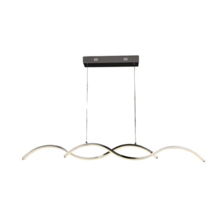 Lampadario da Soffitto 25W 3000K, Design Moderno Argento con Materiali Compositi - Ideale per Interni Eleganti enzoled