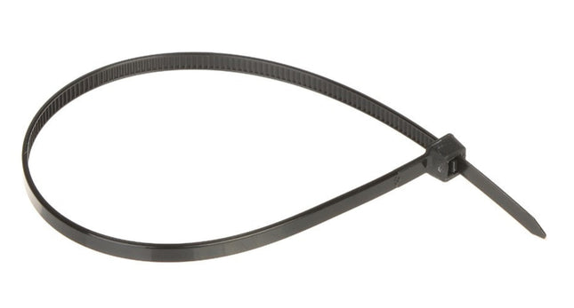 100 Fascette Serracavo Autobloccanti 3.6x200mm in Nylon Nero – Resistenti per Cablaggio e Fissaggi enzoled
