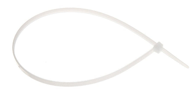 100 Fascette Serracavo Autobloccanti 4.8x300mm in Nylon Bianco – Resistenti per Cablaggio e Fissaggio Cavi enzoled