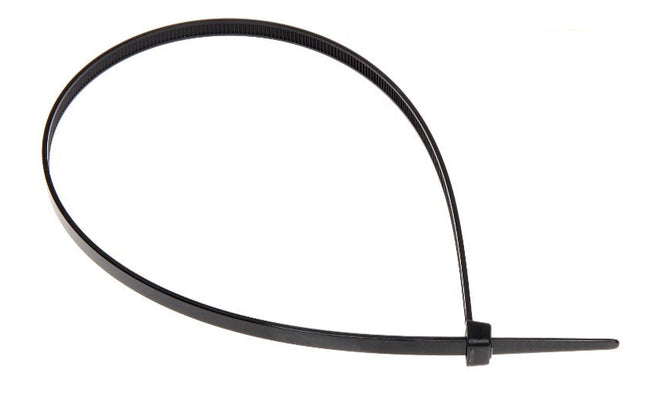 100 Fascette Serracavo Autobloccanti 4.8x300mm in Nylon Nero – Alta Resistenza, Uso Elettrico o Fissaggio enzoled