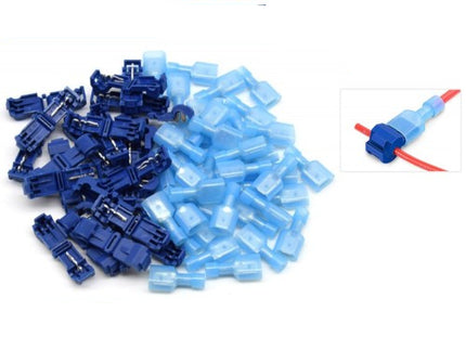 20 Connettori Giunzione Rubacorrente Isolati per Cavi 0.5-1.0mm² e 0.75-2.5mm² – Connessioni Elettriche Sicure enzoled