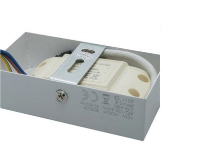 Luce da Parete Artistica 12W 13000K-6500K - Applique Bianca in Alluminio per Interni enzoled