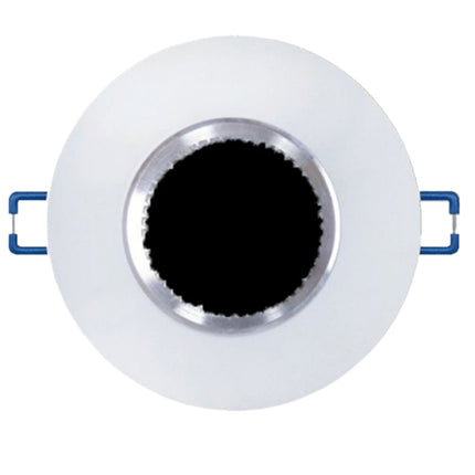 Supporto GU10 in Alluminio Bianco 60mm Tondeggiante per Lampade LED enzoled