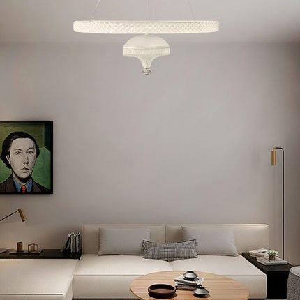 Lampada da Soffitto LED 50W 3000K Bianco - Alluminio + PC - Illuminazione Calda per Casa e Negozio enzoled