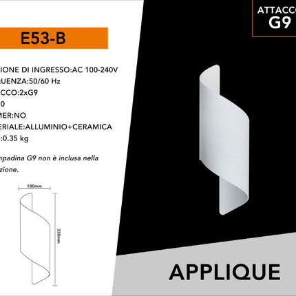 APPLIQUE DA MURO/1XG9 - enzoled