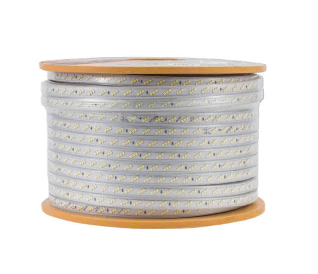 Strisce LED alta tensione senza fili 6500K (bianco freddo) - 180 LED/m, PVC flessibile - Illuminazione professionale enzoled