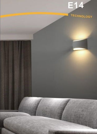 Luce da Parete in Gesso Bianco 1102 G9 - Applique Classica per Interni enzoled