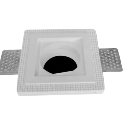 Supporto Portafaretto in Gesso Bianco per Illuminazione Decorativa enzoled