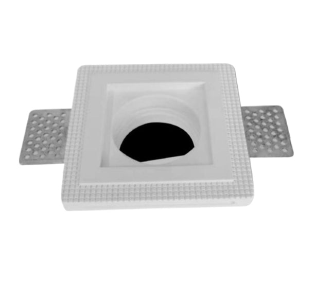 Supporto Portafaretto in Gesso Bianco per Illuminazione Decorativa enzoled