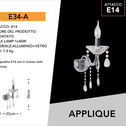 APPLIQUE DA PARETE - enzoled
