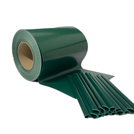 Strisce Frangivento Balcone Ringhiera Cancello PVC 19x35m Privacy e Protezione Fascia Frangivista - enzoled