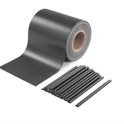Strisce Frangivento Balcone Ringhiera Cancello PVC 19x35m Privacy e Protezione Fascia Frangivista - enzoled