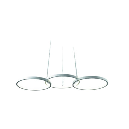 Lampada Soffitto 40W 6500K-3000K Regolabile - Vernice Alluminio + PVC Bianco - Illuminazione Adatta a Ogni Ambiente enzoled