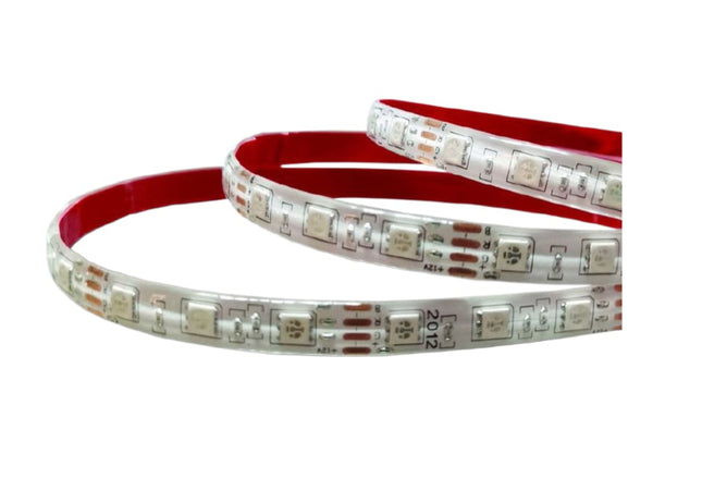 Strisce LED RGB 12V - 5m 60 LED/m, multicolore a controllo remoto - Illuminazione decorativa enzoled