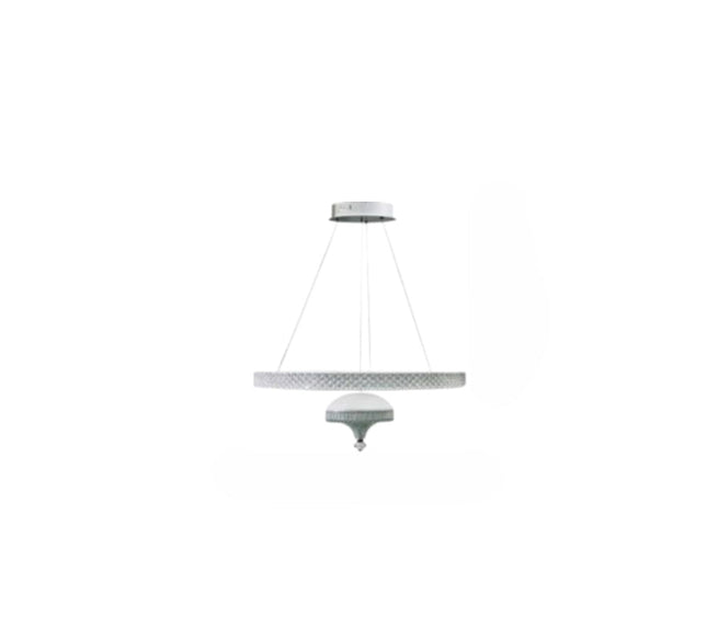 Lampada da Soffitto LED 50W 3000K Bianco - Alluminio + PC - Illuminazione Calda per Casa e Negozio enzoled