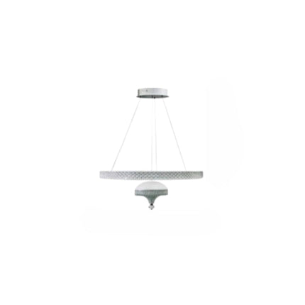 Lampada da Soffitto Decorativa Bianca 50W 4000K - Alluminio + PC - Illuminazione Elegante e Resistente enzoled