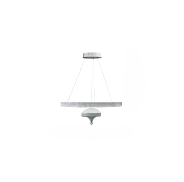 Lampada da Soffitto Decorativa Bianca 50W 4000K - Alluminio + PC - Illuminazione Elegante e Resistente enzoled