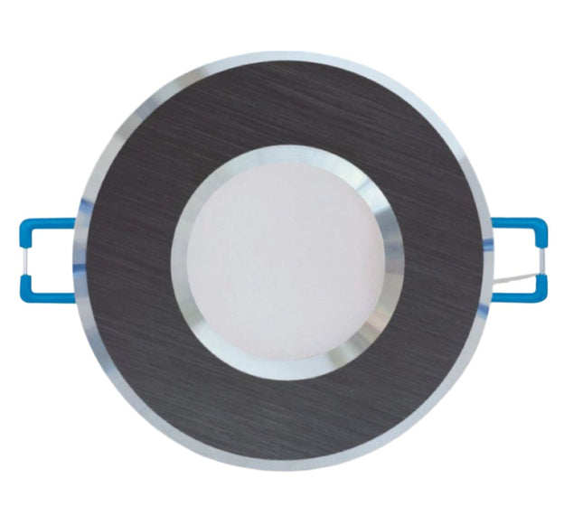 Supporto Lampada GU10 Impermeabile Nero in Alluminio per Esterni enzoled