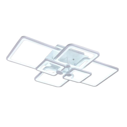 Lampada Soffitto 70W 4000K, Vernice Alluminio PVC - Illuminazione Sala enzoled