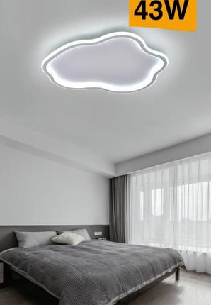 Lampada da Soffitto Bianca 43W 6500K, Materiale Acrilico Alluminio PVC, Illuminazione Moderna per Casa e Ufficio enzoled