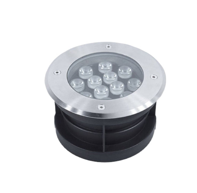 Luce Terra 12W 4500K IP67, Alluminio Vetro Acciaio ABS - Illuminazione Esterna enzoled