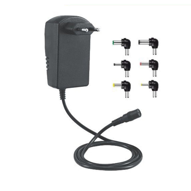 Alimentatore universale da 3 a 12V con switch 6 connettori 15 Watt