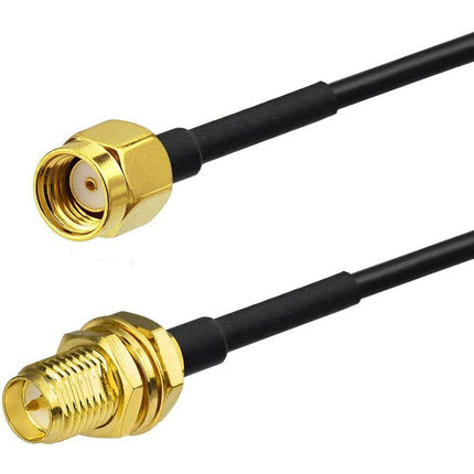 Polunga per antenna wifi modem rp-sma maschio femmina 3 5 e 10 metri enzoled