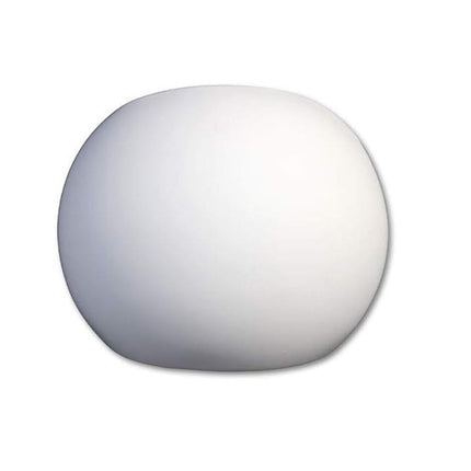 Applique da parete in gesso tondo a doppia emissione di luce attacco G9 enzoled