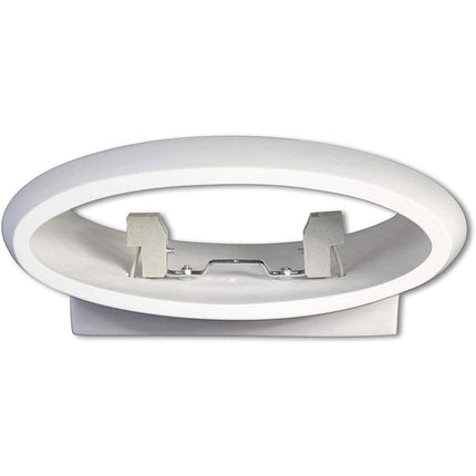 Applique da parete ovale in gesso a doppia emissione di luce R7S enzoled