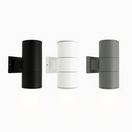 Applique a parete doppia emissione per esterno giardino ip55 2Xgu10 enzoled