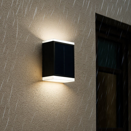 Applique solare 2W doppia emissione di luce tecnologia CCT IP54 enzoled