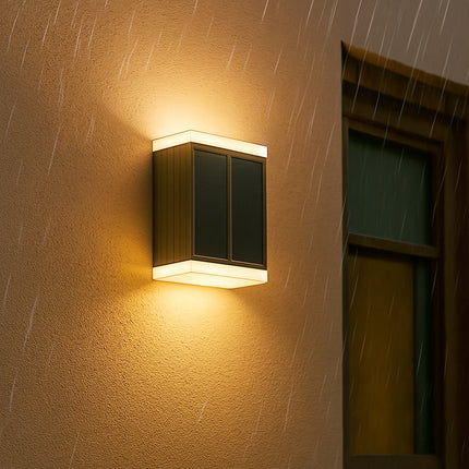 Applique solare 2W doppia emissione di luce tecnologia CCT IP54 enzoled