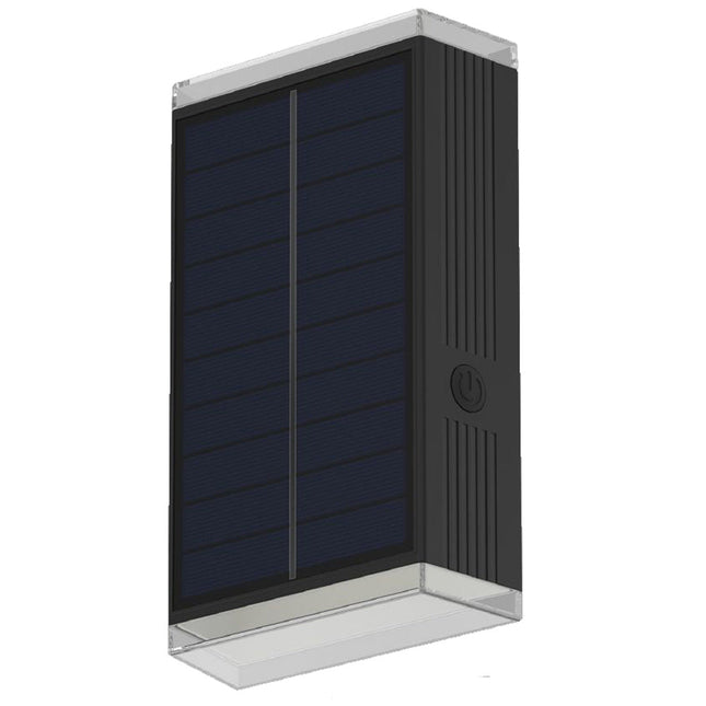 Applique solare 2W doppia emissione di luce tecnologia CCT IP54 enzoled