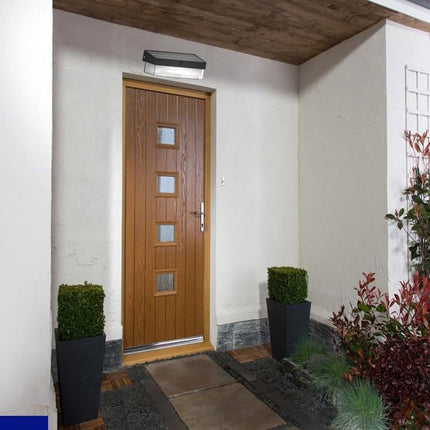Applique a led solare con sensore movimento 3 modalità luce 6000K IP54 enzoled