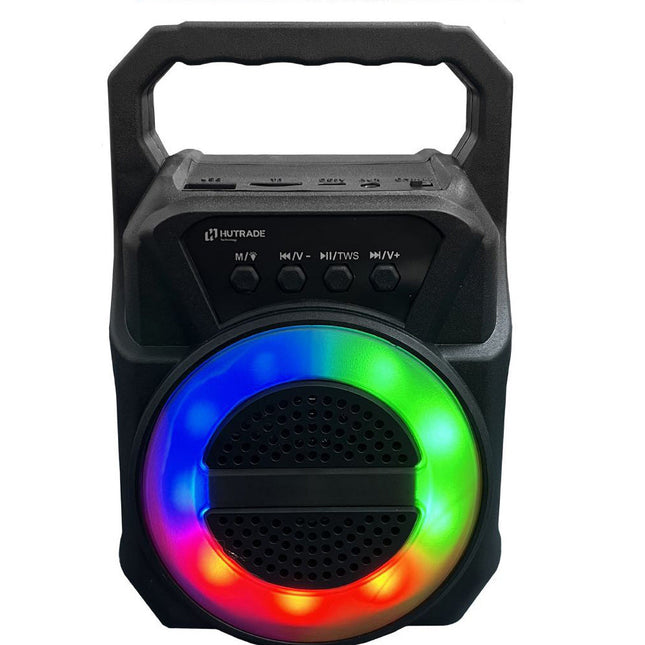 Cassa bluetooth TWS radio FM luci led RGB 5W ricaricabile USB/TF/AUX enzoled
