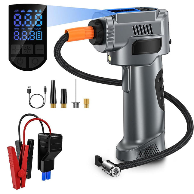 Attrezzo per auto 4in1 avviatore jump start compressore pawer bank