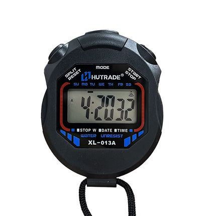 Cronometro elettronico digitale con display orologio e sveglia