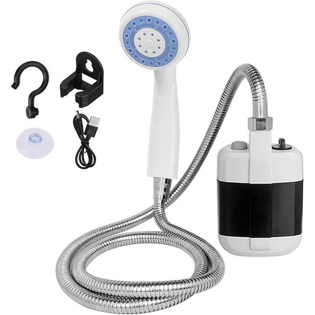 Doccia da campeggio ricaricabile usb con flessibile soffione enzoled
