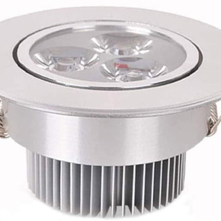 Faretto spot 3 led ad incasso 3 watt punto luce orientabile