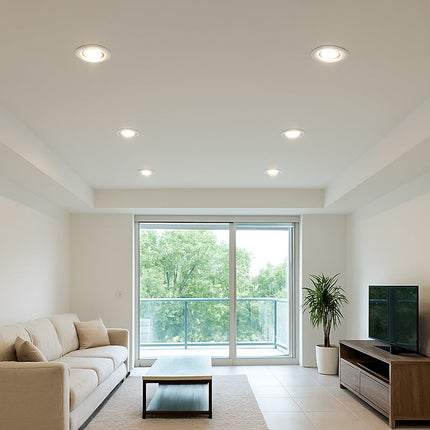 Faretto spot 3 led ad incasso 3 watt punto luce orientabile