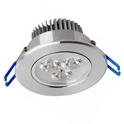 Faretto spot 3 led ad incasso 3 watt punto luce orientabile