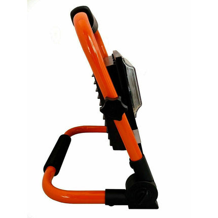 Faro a led 100 watt ricaricabile a batteria faretto per edilizia cantiere portatile dimmerabile 3 modalità di luce IP66 - enzoled