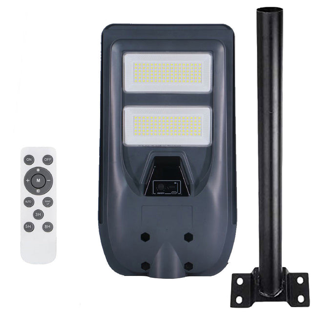 Lampione faro LED solare 100W con sensore di prossimità con palo IP65 enzoled