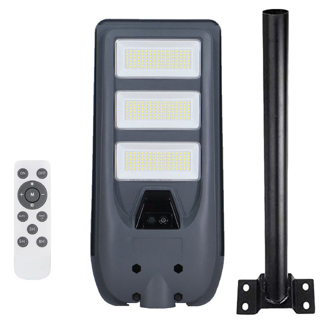 Lampione faro LED solare 160W con sensore di prossimità con palo IP65 enzoled