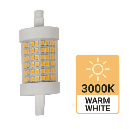 Lampadina led R7S 12 Watt 300° luce bianca calda naturale