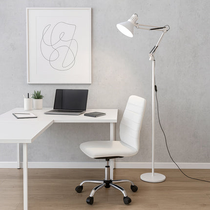 Lampada piantana con braccio orientabile luce da lettura attacco E27