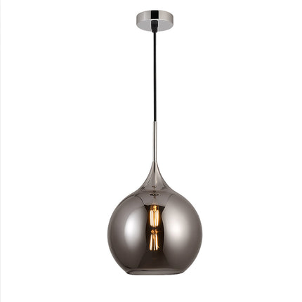 Lampadario a sospensione di design con sfera in vetro attacco E27